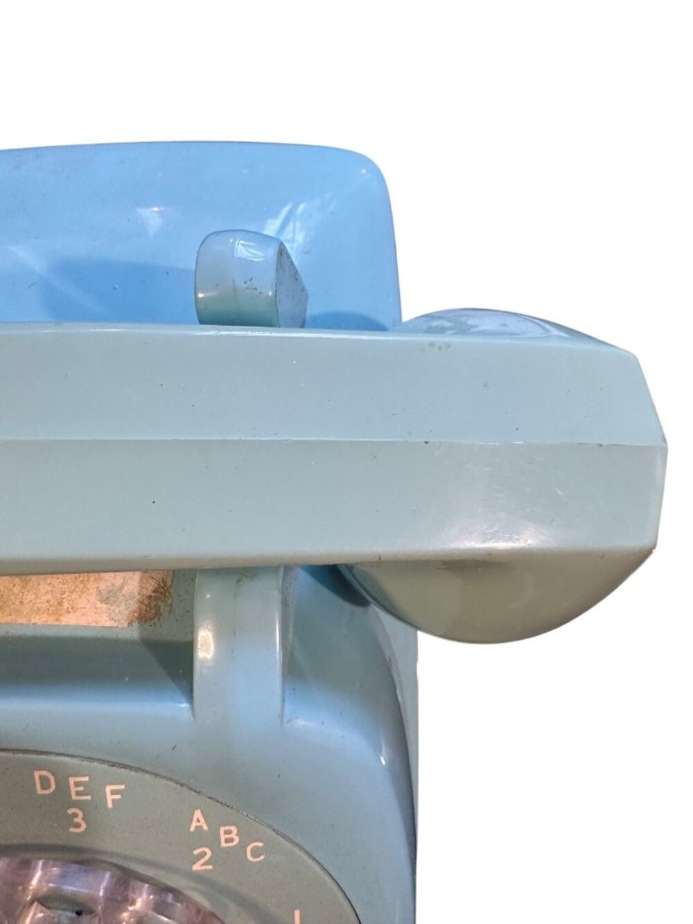 Vintage 1973 Aqua Blue Rotary Dial Telephone By GTE General Telephone Co. Of Cal - Picture 5 of 10